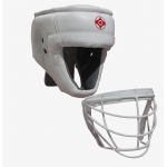 Шлем со съемной маской для Киокусинкай Рэй-Спорт ТИТАН-5, открытый 